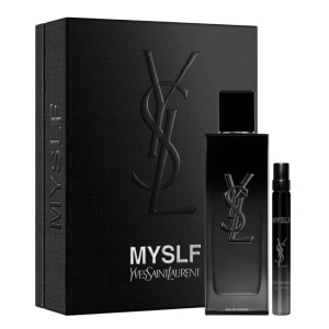 Set Yves Saint Laurent: Myslf, Apă de parfum, For Men, Refillable, 100 ml + Myslf, Apă de parfum, For Men, 10 ml
