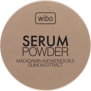 Wibo, Serum Powder Macadamia, Quinoa, Absorbs oil, Loose Setting Powder, Transparent, 10 g