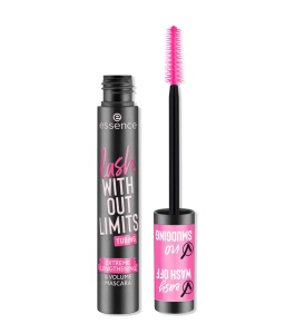 Essence, Lash Without Limits Tubing, Extreme Lenghtening & Volum Lashes, Mascara, 04, Black, 13 ml