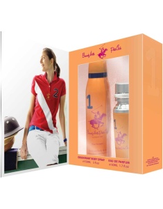Gift Set Beverly Hills Polo Club: 1982 - Sport 1, Apă de parfum, For Women, 50 ml + 1982 - Sport 1, Anti-Perspirant, Deodorant Spray, For Women, 150 ml