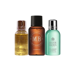 Hair Therapy Discovery Set Molton Brown: Indian Cress, Șampon, For Purifying, 30 ml + Molton Brown, Kumudu, Șampon, For Volume, 30 ml + Mandarin & Clary Sage, Șampon, For Volume, 30 ml
