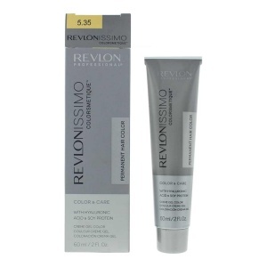 Revlon, Revlonissimo Colorsmetique, Permanent Vopsea de păr, 5.35 Light Amber Brown, 60 ml