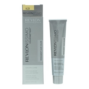 Revlon, Revlonissimo Colorsmetique, Permanent Vopsea de păr, 8.23 Light Pearly Beige Blonde, 60 ml