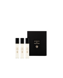 Set Acqua di Parma: Signatures Of The Sun - Sakura, Apă de parfum, Unisex, 12 ml + Signatures Of The Sun - Yuzu, Apă de parfum, Unisex, 12 ml + Signatures Of The Sun - Osmanthus, Apă de parfum, Unisex, 12 ml