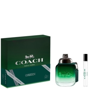 Set Coach: Green, Apă de toaletă, For Men, 100 ml + Green, Apă de toaletă, For Men, 10 ml