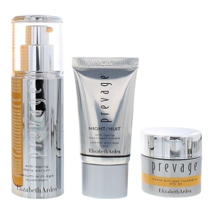 Set Elizabeth Arden: Prevage - Anti-Aging, Daily, Serum, Face, 30 ml + Prevage - Anti-Aging, Overnight, Cream, Face, 15 ml + Prevage - Anti-Aging, Moisturising, Day, Cream, Face, SPF 30, 15 ml