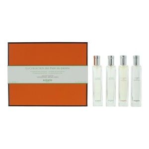 Set Hermes: Un Jardin Sur Le Nil, Apă de toaletă, Unisex, 15 ml + Un Jardin Sur Le Toit, Apă de toaletă, Unisex, 15 ml + Un Jardin Sur La Lagune, Apă de toaletă, Unisex, 15 ml + Le Jardin de Monsieur Li, Apă de toaletă, For Women, 15 ml