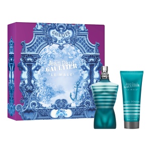 Set Jean Paul Gaultier: Le Male, Apă de toaletă, For Men, 75 ml + Le Male, Cleansing, Shower Gel, For All Skin Types, 75 ml