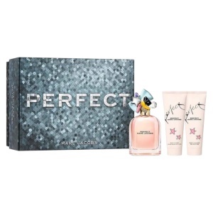 Set Marc Jacobs: Perfect, Apă de parfum, For Women, 100 ml + Perfect, Hydrating, Body Lotion, 75 ml + Perfect, Hydrate, Shower Gel, All Skin Types, 75 ml