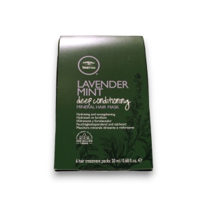 Set, Tea Tree by Paul Mitchell, Lavender Mint Deep Conditioning, Paraben-Free, Hair Treatment Cream Mask, Hydrating & Strengthening, 6 pcs, 20 ml