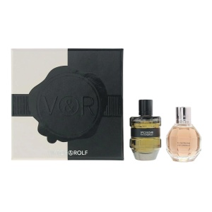Set Viktor & Rolf: Flowerbomb, Apă de parfum, For Women, 7 ml + Spicebomb, Apă de toaletă, For Men, 7 ml *Miniature