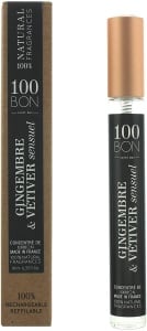 100 Bon, Gingembre & Vetiver Sensuel, Apă de parfum, Unisex, 10 ml