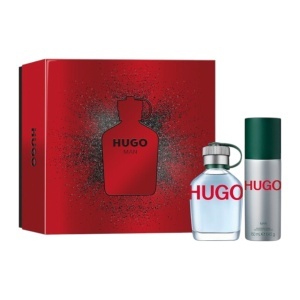 Hugo Man Set Hugo Boss: Hugo Green, Apă de toaletă, For Men, 75 ml + Hugo Man, Deodorant Spray, For Men, 150 ml
