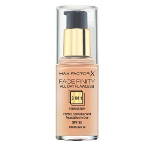 Max Factor, Face Finity All Day Flawless, Cream Foundation, 30, Porcelain, 30 g