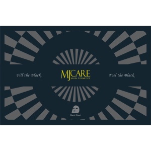 Mijin, Mjcare, Charcoal, Eliminates Impurities, Sheet Mask, For Face, 25 ml