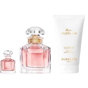 Set Guerlain: Mon Guerlain, Apă de parfum, For Women, 50 ml + Mon Guerlain, Apă de parfum, For Women, 5 ml + Mon Guerlain, Body Lotion, Body, 75 ml