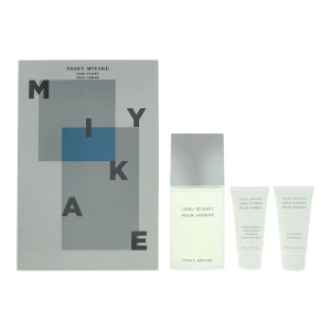 Set Issey Miyake: L'Eau D'Issey Pour Homme, Apă de toaletă, For Men, 125 ml + L'Eau d'Issey, Moisturizing, Shower Gel, For All Skin Types, 50 ml + L'Eau d'Issey, After-Shave Balm, 50 ml