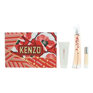 Set Kenzo: Flower Ikebana Sakura, Apă de parfum, For Women, 75 ml + Flower Ikebana Sakura, Apă de parfum, For Women, 10 ml + Flower Ikebana Sakura, Hydrating, Body Lotion, 75 ml