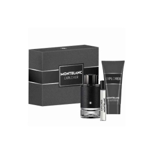 Set Montblanc: Explorer, Apă de parfum, For Men, 100 ml + Explorer, Apă de parfum, For Men, 15 ml + Explorer, Shower Gel, For All Skin Types, 100 ml