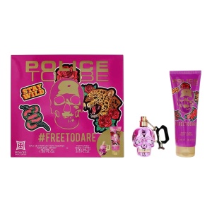 Set Police: To Be Free To Dare, Hydrating, Body Lotion, 100 ml + To Be Free To Dare, Apă de parfum, For Women, 40 ml
