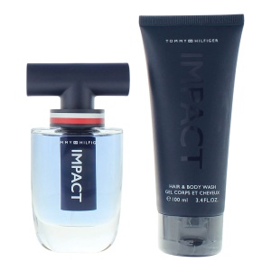 Set Tommy Hilfiger: Impact, Apă de toaletă, For Men, 50 ml + Impact, Shower Gel, Body, 100 ml