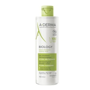 A-Derma, Biology, Hydrating, Micellar Water, All Skin Types, 400 ml