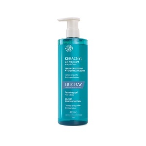 Ducray, Keracnyl, Anti-Acnee, Cleansing Gel, For Face & Body, 400 ml
