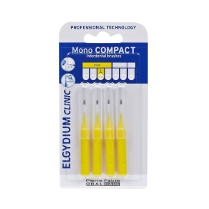 Elgydium, Interdental Brush, Yellow, 4 pcs