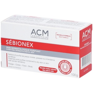 Laboratoire ACM, Sebionex, Purifying, Cleansing Bar, For Face, 100 g