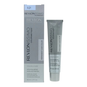 Revlon, Revlonissimo Colorsmetique, Permanent Vopsea de păr, 9.21 Very Light Iridescent Ash Blonde, 60 ml