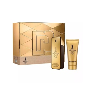 Set Paco Rabanne: 1 Million, Apă de toaletă, For Men, 100 ml + 1 Million, Shower Gel, For All Skin Types, 100 ml