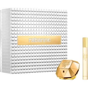 Set Paco Rabanne: Lady Million, Apă de parfum, For Women, 50 ml + Lady Million, Apă de parfum, For Women, 10 ml