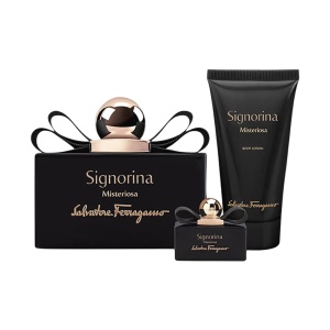 Set Salvatore Ferragamo: Signorina Misteriosa, Apă de parfum, For Women, 50 ml + Signorina Misteriosa, Apă de parfum, For Women, 5 ml + Signorina Misteriosa, Moisturizing, Body Lotion, 50 ml