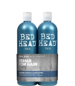 Set Tigi: Bed Head Recovery, Balsam, For Repairing, 750 ml + Bed Head Recovery, Șampon, For Repairing, 750 ml