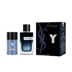 Set Yves Saint Laurent: Y Intense, Apă de parfum, For Men, 100 ml + Y, Anti-Perspirant, Deodorant Stick, For Men, 75 g