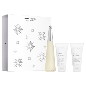 Xmas 2023 Set Issey Miyake: L'Eau d'Issey, Apă de toaletă, For Women, 50 ml + L'Eau d'Issey, Moisturizing, Body Lotion, 50 ml + L'Eau d'Issey, Hydrating, Shower Cream, 50 ml