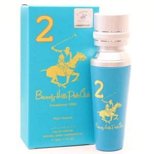 Beverly Hills Polo Club, No. 2, Apă de parfum, For Women, 50 ml