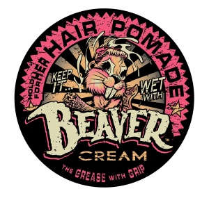 Cock Grease, Beaver Cream Water Type, Hair Styling Pomade, Shine Finish, Extra Hold, 100 g