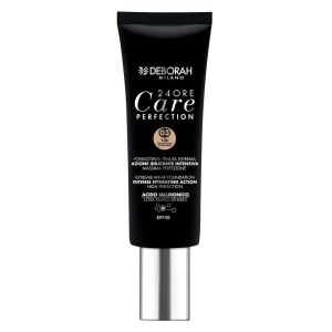 Deborah, 24 Ore Care Perfection, Hydrating, Liquid Foundation, 03, Sand, SPF 20, 30 ml *Tester