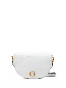 Guess, Danna, Polyurethane, Textile Bag, White, HWCA8420190WHI, For Women, 24 x 17 x 5 cm