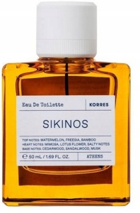 Korres, Sikinos, Apă de toaletă, Unisex, 50 ml