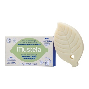 Mustela, Organic, Olive Oil, Șampon Bar, Gentle Cleansing, 75 g