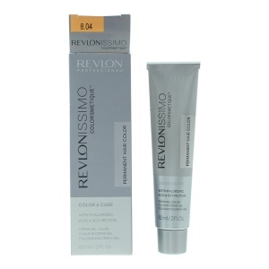Revlon, Revlonissimo Colorsmetique, Permanent Vopsea de păr, 8.04 Light Pale Copper Blonde, 60 ml