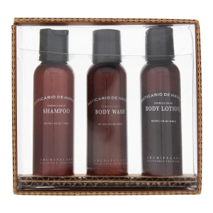Set Archipelago: Boticario De Havana, Șampon, Gentle Cleansing, 53 ml + Boticario De Havana, Detoxifying, Body Wash, Body, 53 ml + Boticario De Havana, Hydrating, Body Lotion, 53 ml