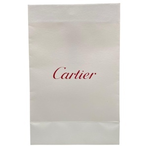 Set, Cartier, Cartier, Shopping, GWP Cardboard Bag, White, 10 pcs