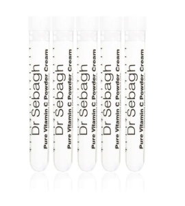Set, Dr Sebagh, Pure Vitamin C Powder Cream, Revitalising, Cream, For Face, 5 pcs, 1.95 g