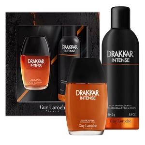 Set Guy Laroche: Drakkar Noir Intense, Apă de parfum, For Men, 100 ml + Drakkar Noir Intense, Body Spray, 200 ml
