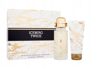 Set Iceberg: Twice Gold, Apă de toaletă, For Men, 125 ml + Twice Gold, Hydrating, Shower Gel, For All Skin Types, 100 ml