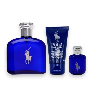 Set Ralph Lauren: Polo Blue, Apă de parfum, For Men, 125 ml + Polo Blue, Shower Gel, Skin, All Skin Types, 75 ml + Polo Blue, Anti-Perspirant, Deodorant Stick, For Men, 75 g