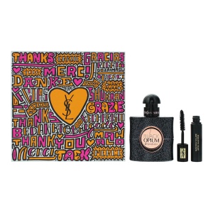 Set Yves Saint Laurent: Black Opium, Apă de parfum, For Women, 30 ml + Volume Effet Faux Cils, Mascara, Black, 2 ml *Miniature